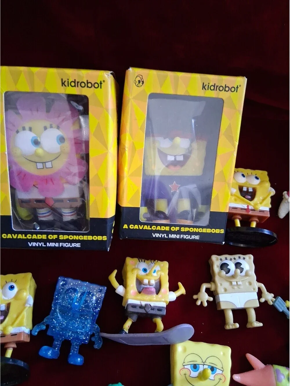 Huge Mixed Lot Of 24 SpongeBob SquarePants Figures, Fast Food Toys Patrick
